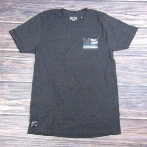 Howitzer Patriot Mens Small Black T Shirt Military USA Blessed The Peacemakers